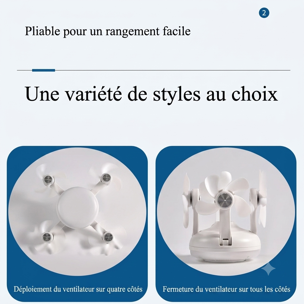 💡 Ventilateur de Plafond LED 2-en-1 avec Télécommande